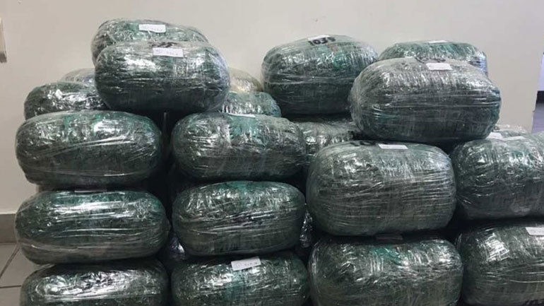 Μετέφεραν 26 κιλά κάνναβη με το αυτοκίνητο