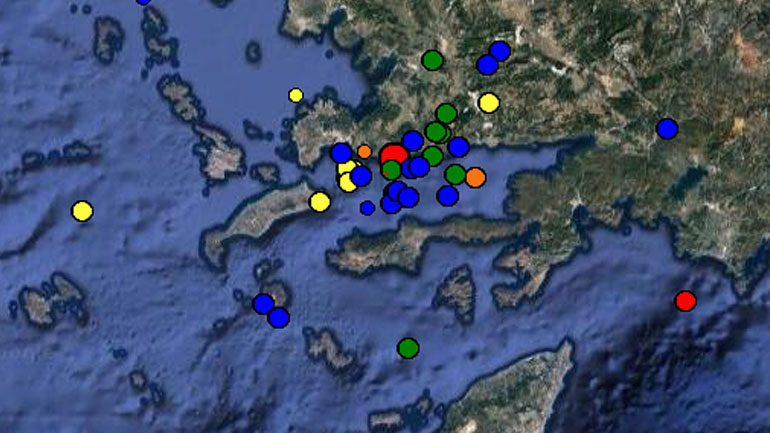 Σεισμός 4,1R βορειοανατολικά της Κω