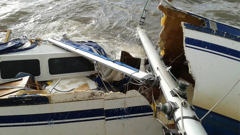 Προσάραξη Θ/Γ σκάφους στην Κέρκυρα