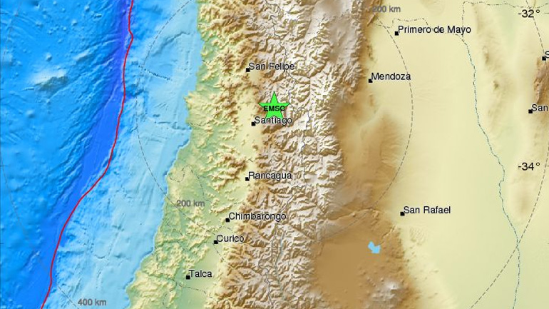 Δόνηση 5,4R στη Χιλή