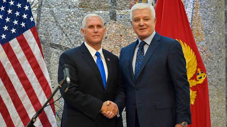 Επίσκεψη Πενς στο Μαυροβούνιο: «Πιστεύουμε αληθινά πως το μέλλον των Δυτικών Βαλκανίων βρίσκεται στη Δύση»