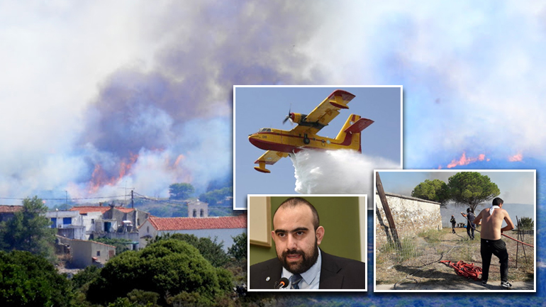 Πύρινη κόλαση στα Κύθηρα