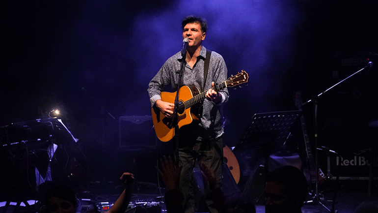 Ο Φοίβος Δεληβοριάς στη Λευκάδα