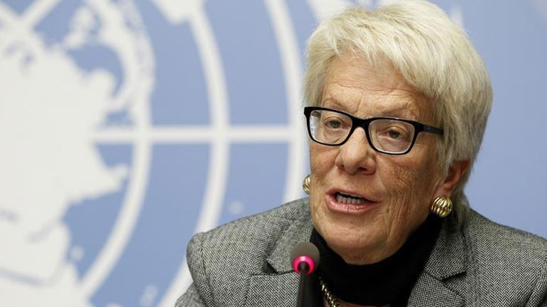 Εγκαταλείπει την Επιτροπή του ΟΗΕ για τη Συρία η Κάρλα ντελ Πόντε