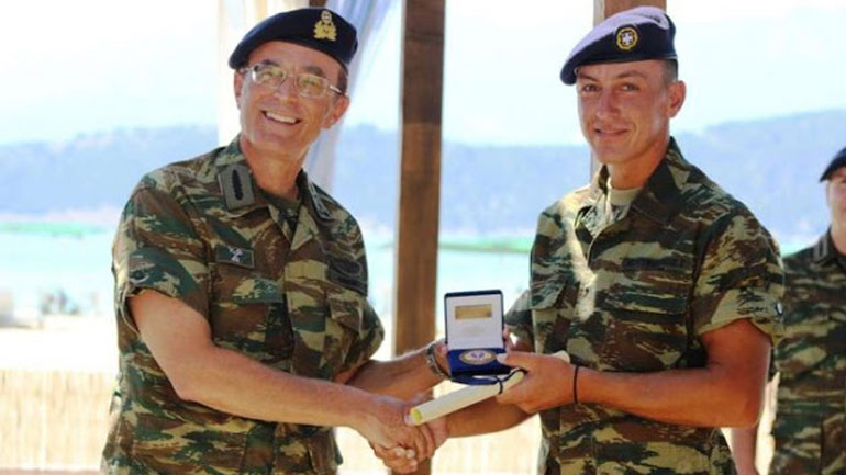 Βραβεύτηκαν τρεις στρατιώτες που έσωσαν ανθρώπινες ζωές από το Δ’ Σώμα Στρατού