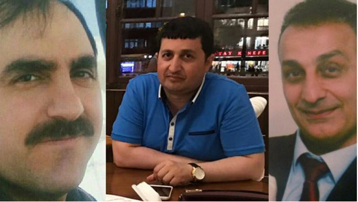 Ο Önder Asan (αριστερά) απήχθη και κρατήθηκε μυστικά επί 42 ημέρες έχοντας υποστεί βασανιστήρια. Ο Cemil Koçak (κέντρο), πρώην δημόσιος υπάλληλος, απήχθη μπροστά στα μάτια του 8χρονου γιου του. Ο Mustafa Özben (δεξιά), πρώην δάσκαλος και δικηγόρος, απήχθη κάτω από παρόμοιες συνθήκες. Το παρατηρητήριο Human Rights Watch ελέγχει άλλες πέντε παρόμοιες περιπτώσεις εξαφανίσεων με τη συμμετοχή των τουρκικών δυνάμεων ασφαλείας