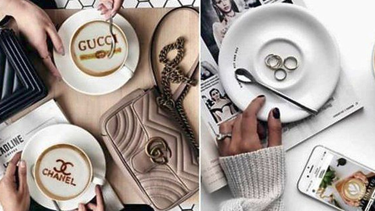 Τελευταία τρέλα στο Instagram: Latte με λογότυπα σχεδιαστών