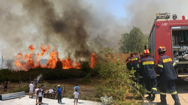 Μεγάλη πυρκαγιά στην Πρέβεζα