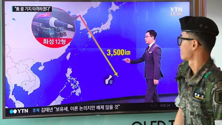 Νότια Κορέα: Πρόκληση οι δηλώσεις της Πιονγιάνγκ για πυραυλικό πλήγμα κατά του Γκουάμ