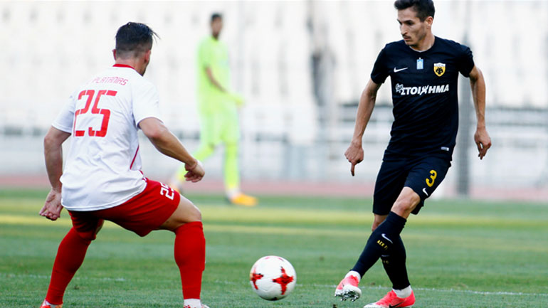 Mε ανατροπή η ΑΕΚ, 2-1 τον Πλατανιά