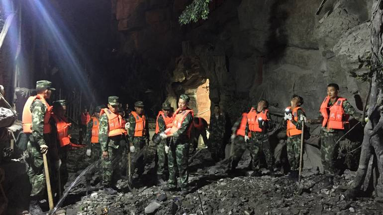 Πολλαπλές κατολισθήσεις δείχνει η ανάλυση των δορυφορικών φωτογραφιών της Κίνας