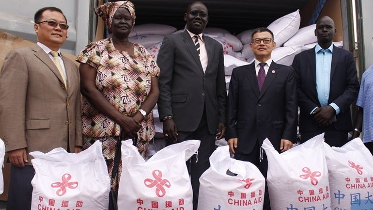 Η Κίνα έστειλε 1.500 τόνους ρυζιού ως επείγουσα επισιτιστική βοήθεια στο Νότιο Σουδάν