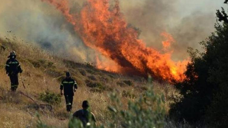 Σε ύφεση η φωτιά στα Φάρσαλα