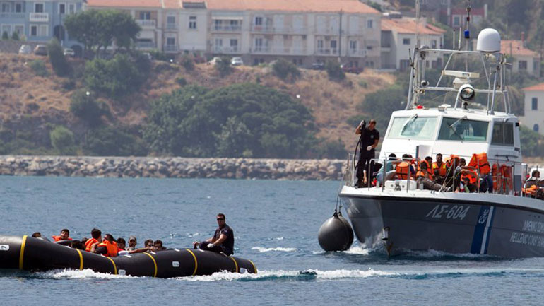 Η Frontex περισυνέλεξε 56 μετανάστες ανοιχτά της Λέσβου
