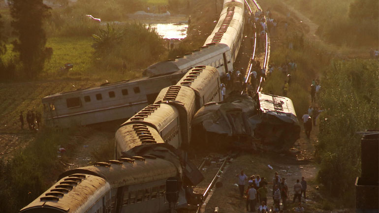 Αίγυπτος: Σε μια δεκαετία έχουν καταγραφεί 12.236 δυστυχήματα τρένων