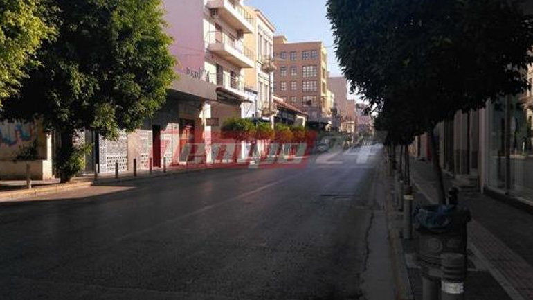Άδειο το κέντρο της Πάτρας