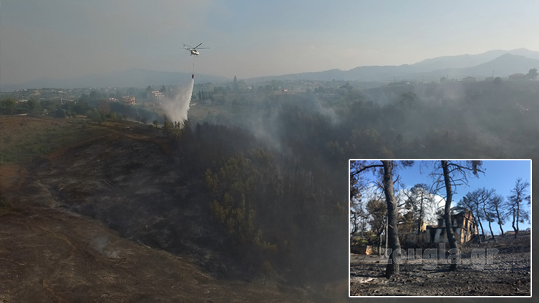 Εικόνες καταστροφής από το drone του zougla.gr