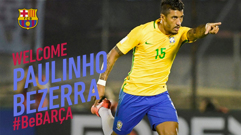 Στη Μπαρτσελόνα ο Παουλίνιο