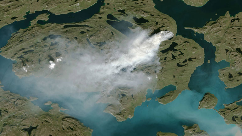 Στις φλόγες δύο περιοχές της Γροιλανδίας