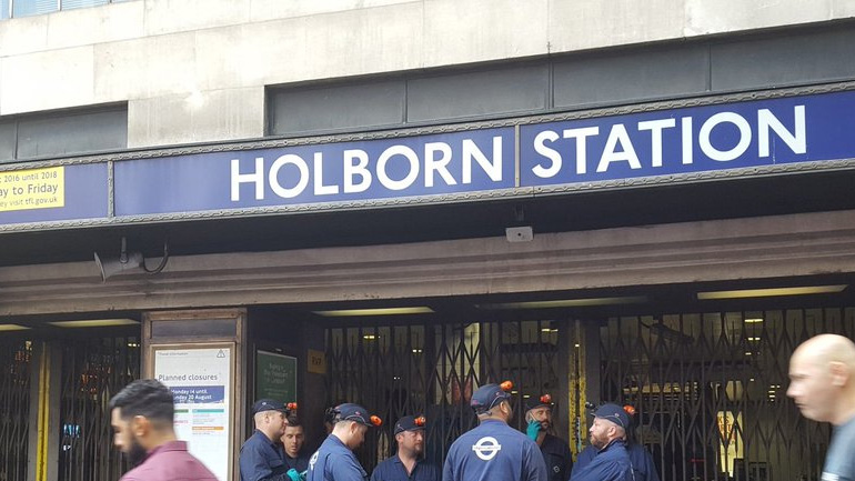 Συναγερμός στον σταθμό του Χόλμπορν λόγω πυρκαγιάς