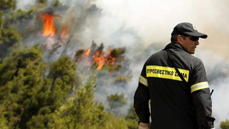 Πολύ υψηλός παραμένει ο κίνδυνος πυρκαγιάς και αύριο