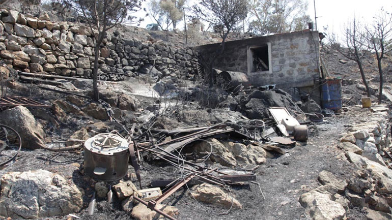 Σειρά μέτρων ανακούφισης για τους πληγέντες από τις πυρκαγιές αποφάσισε η κυβέρνηση