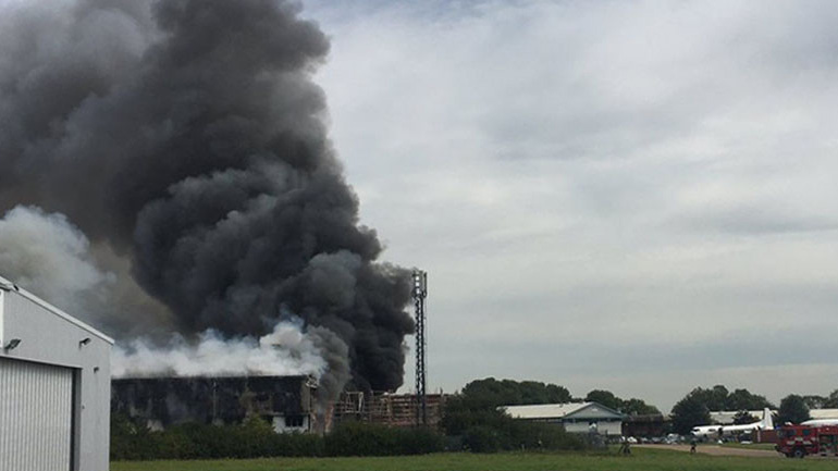 Έκρηξη κοντά στο αεροδρόμιο Southend στην Αγγλία