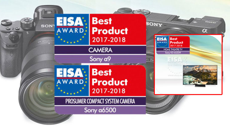 H Sony γιορτάζει το ρεκόρ για την κατάκτηση της κορυφής σε επτά κατηγορίες των Βραβείων EISA 2017
