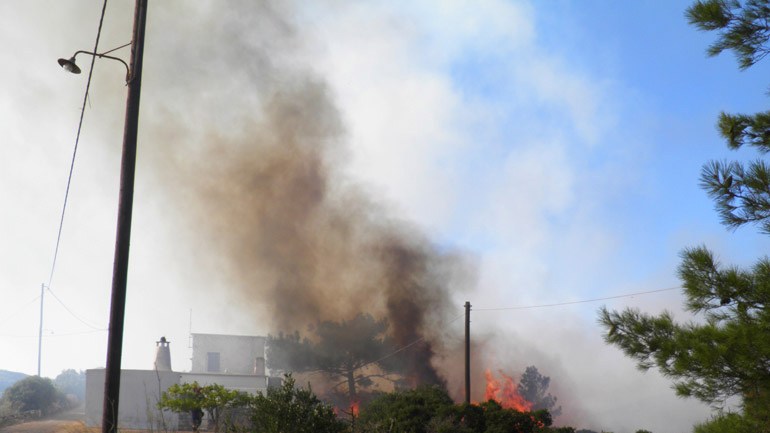Αλεξανδρούπολη: Σε εξέλιξη πυρκαγιά