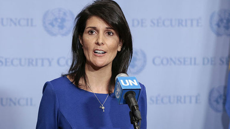 Η Χέιλι κάλεσε το αμερικανικό διπλωματικό προσωπικό να απομονώσει «το μίσος»