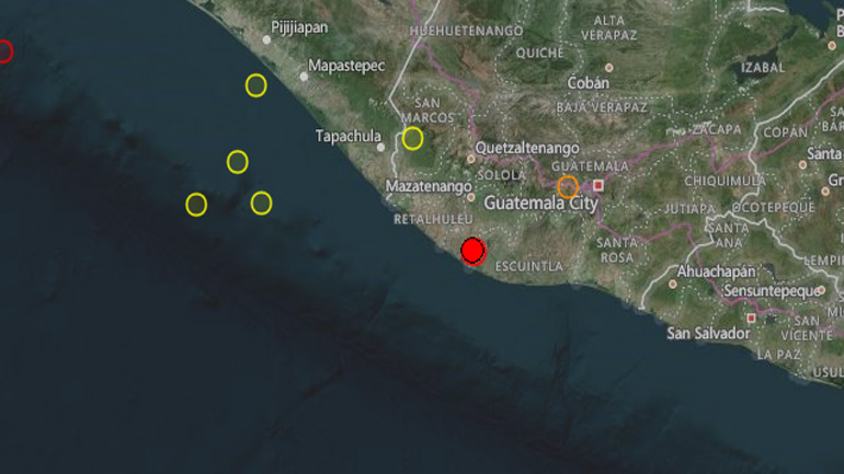 Σεισμός 5,4R στη Γουατεμάλα