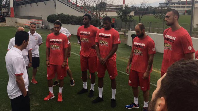Μπάσκετ: Πραγματοποιήθηκε η πρώτη προπόνηση του Ολυμπιακού
