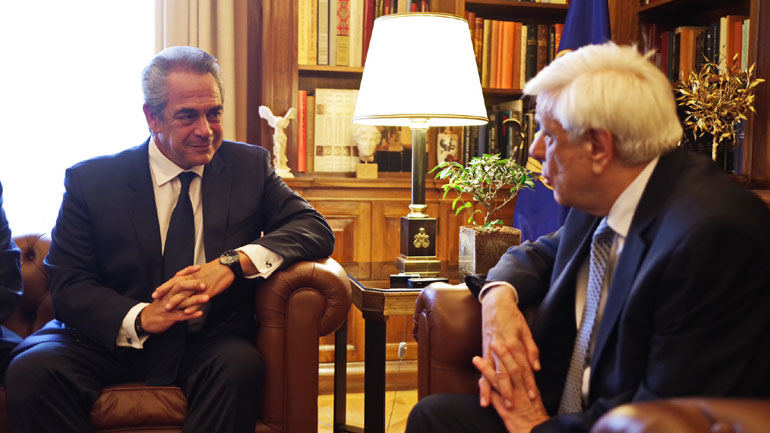 Η πορεία της οικονομίας στο επίκεντρο συνάντησης του Προέδρου της Δημοκρατίας με ΕΒΕΑ