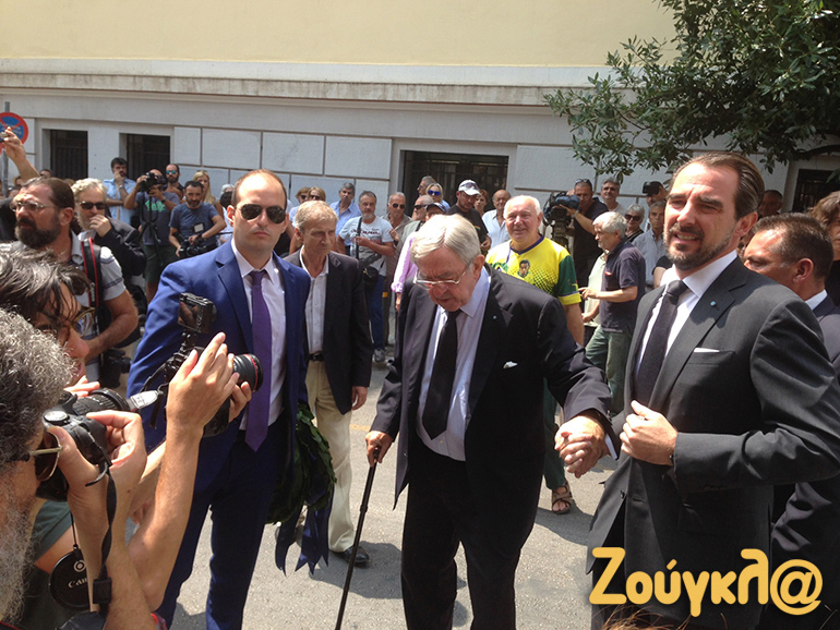 Ο τέως βασιλιάς Κωνσταντίνος 