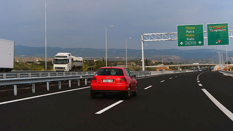 Κυκλοφοριακές ρυθμίσεις στον αυτοκινητόδρομο Κορίνθου-Πατρών