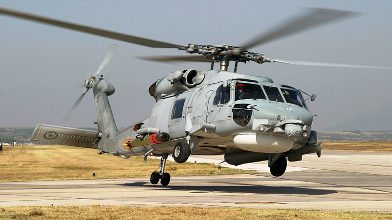 Μεταφορά ασθενούς με ελικόπτερο του Πολεμικού Ναυτικού Μεταφορά ασθενούς με ελικόπτερο του Πολεμικού Ναυτικού