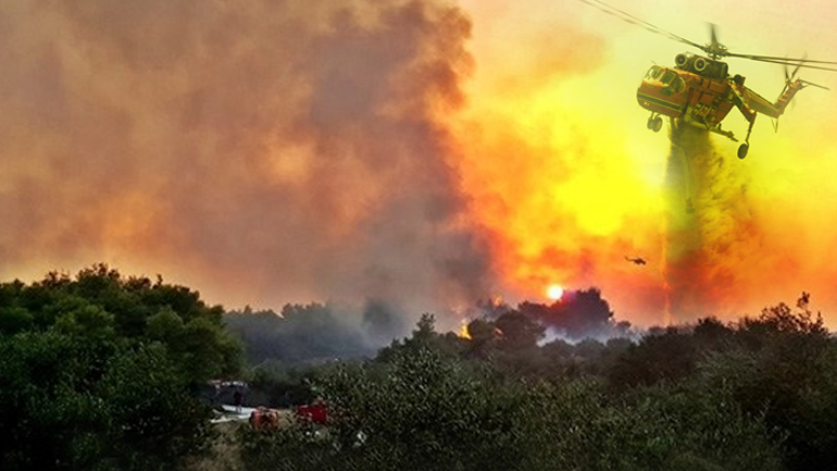 Δεν έχουν τέλος οι φωτιές στη Ζάκυνθο