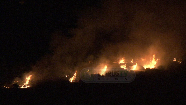 Ιωάννινα: Ολονύχτια μάχη με το πύρινο μέτωπο