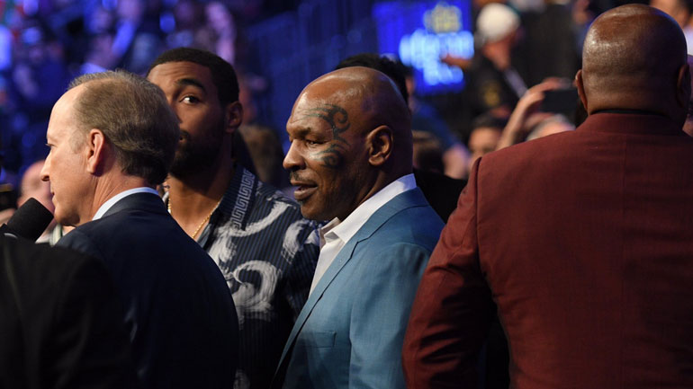 O διάσημος μποξέρ, Mάικ Τάισον δεν θα μπορούσε να λείπει από αυτό το γεγονός