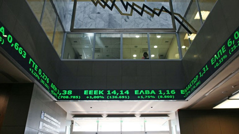 Κέρδη στο Χρηματιστήριο Αθηνών