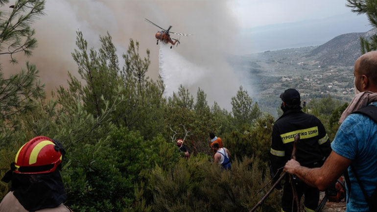 Παραμένει υψηλός ο κίνδυνος πυρκαγιάς