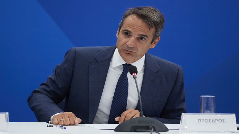 Συνάντηση Κυριάκου Μητσοτάκη με κοινωνικούς εταίρους