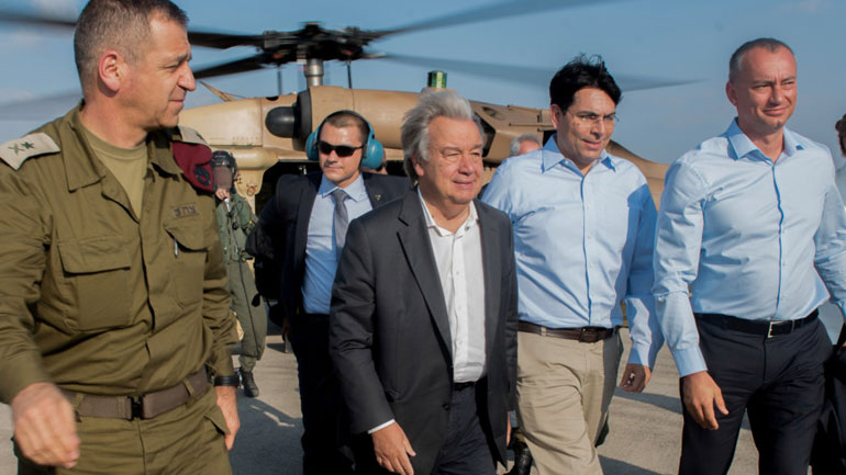 «Βάπτισμα του πυρός» για τον Αντ. Γκουτέρες στη Μ. Ανατολή