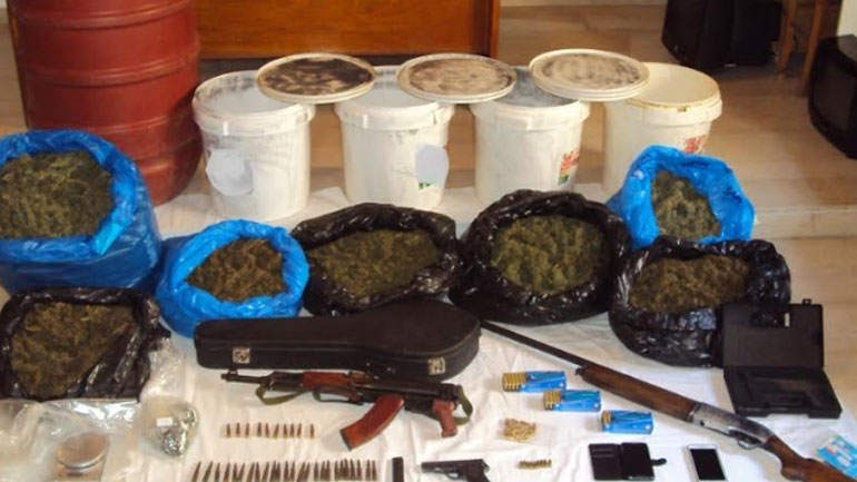 Δώδεκα κιλά χασίς και πέντε συλλήψεις στον Ψηλορείτη