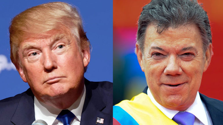 Ο Τραμπ προέτρεψε τον πρόεδρο της Κολομβίας να πατάξει την παραγωγή και τη διακίνηση ναρκωτικών
