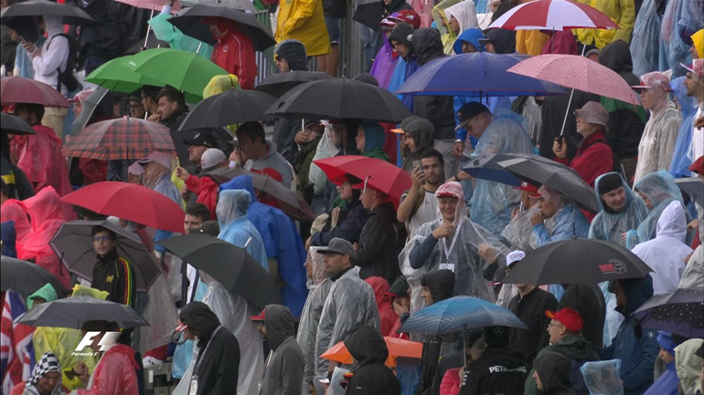 Πολύ βροχή έπεσε στη Monza...