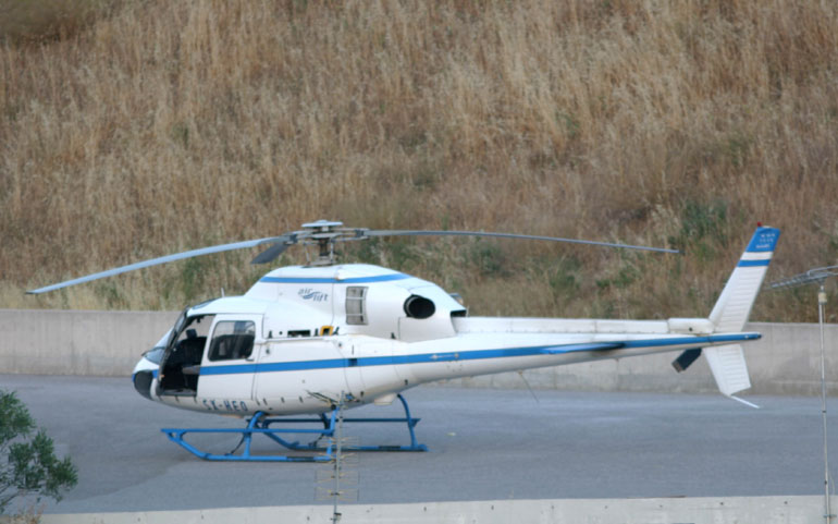 To ελικόπτερο που χρησιμοποίησε ο Β. Παλαιοκώστας
