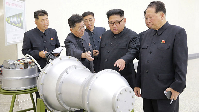 Ο Κιμ Γιονγκ Ουν επιθεώρησε βόμβα υδρογόνου