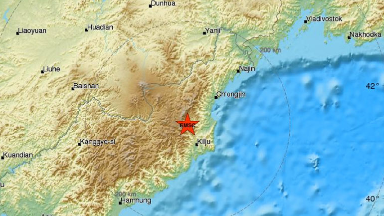 Σεισμική δόνηση 6,2R στη Βόρεια Κορέα