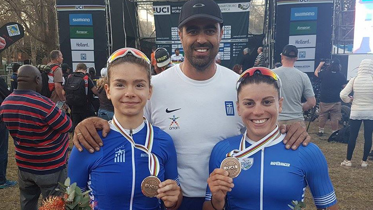 Χάλκινο μετάλλιο για τις Καλατζή/Μηλάκη στο Παγκόσμιο Πρωτάθλημα ποδηλασίας δρόμου